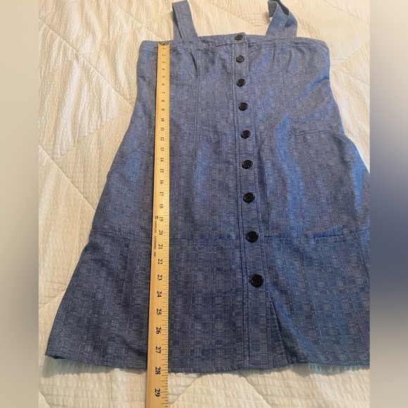 DEREK LAM Design Nation Chambray Jumper
Dress Organic Cotton Button Front 10 - Picture 4 of 9